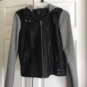 Faux leather jacket
