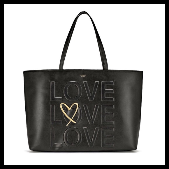 🚨 1 hour SALE 🚨 VICTORIA'S SECRET LOVE TOTE BAG - Picture 6 of 7