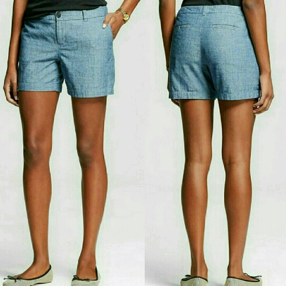 Merona Pants - Merona Light Blue Chambray Shorts