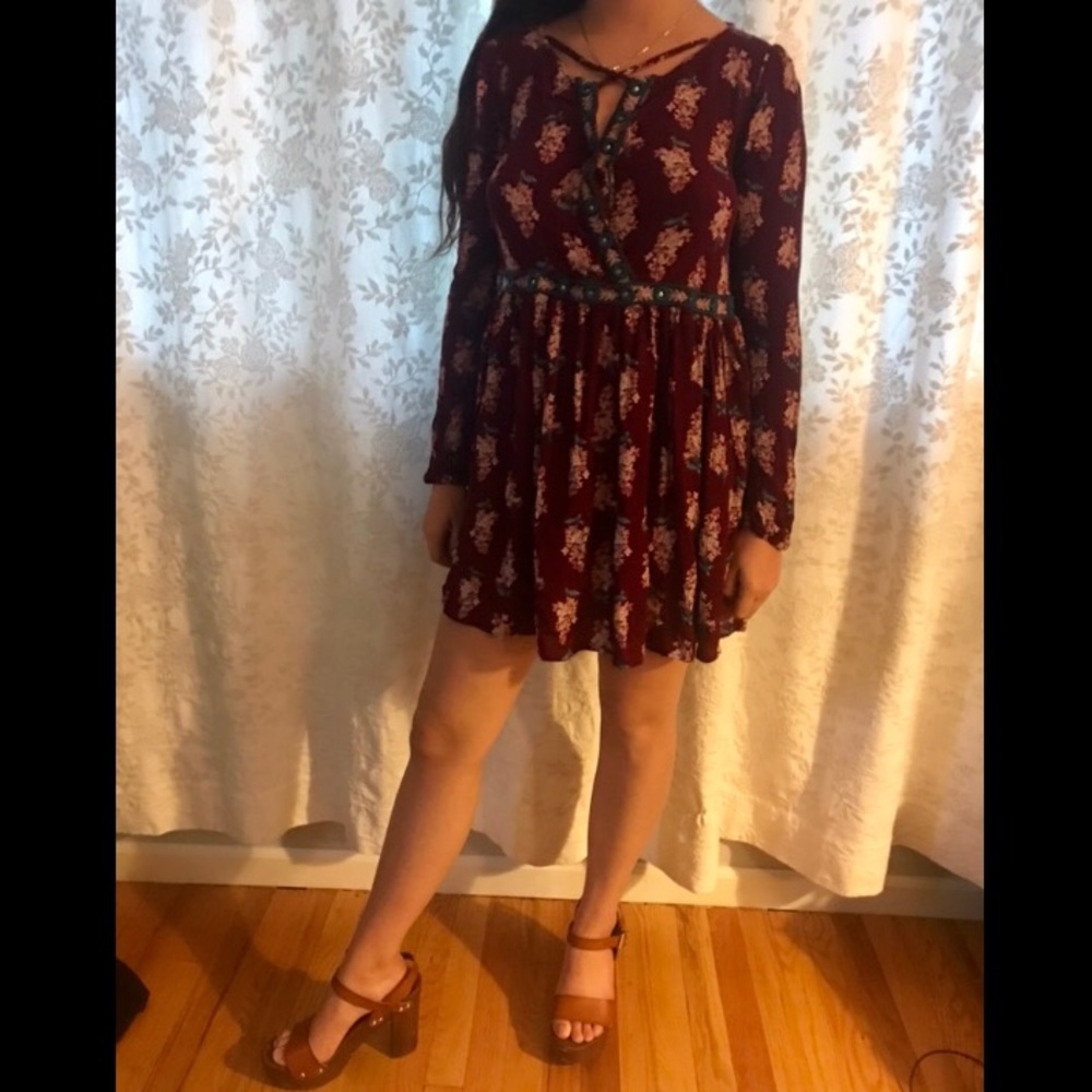 Exhilaration size small floral dress