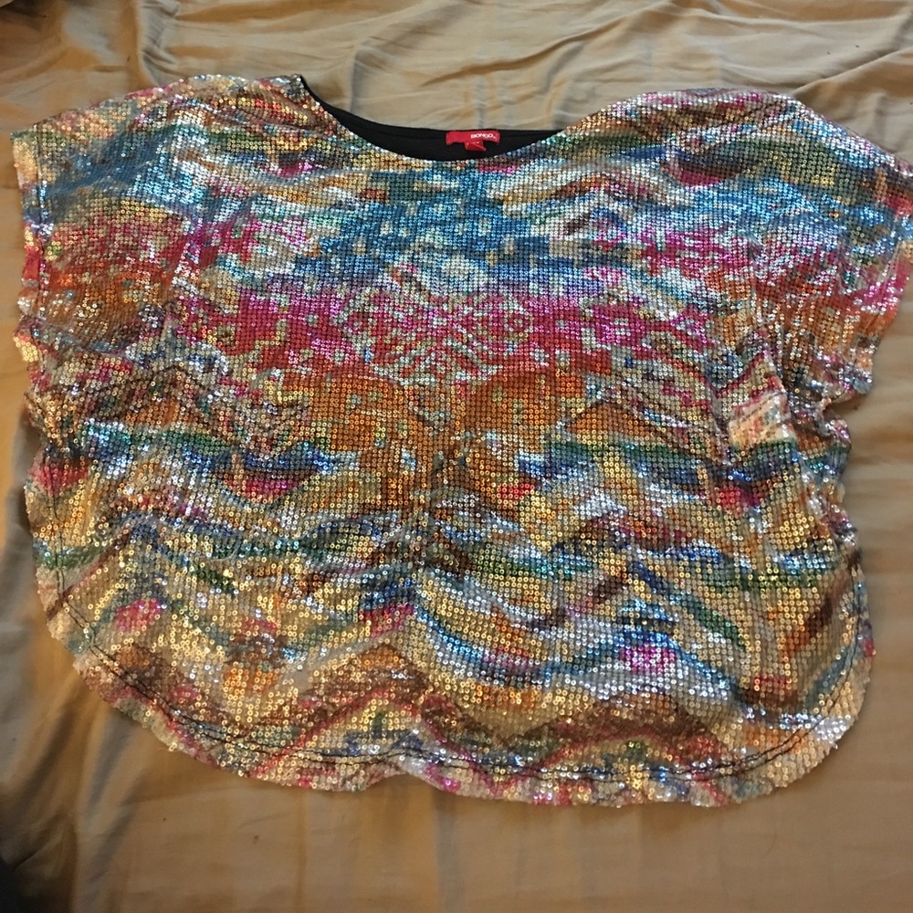 Bongo sparkly top