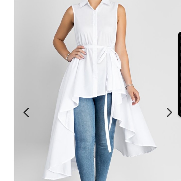 Tops - Regal tuxedo shirt