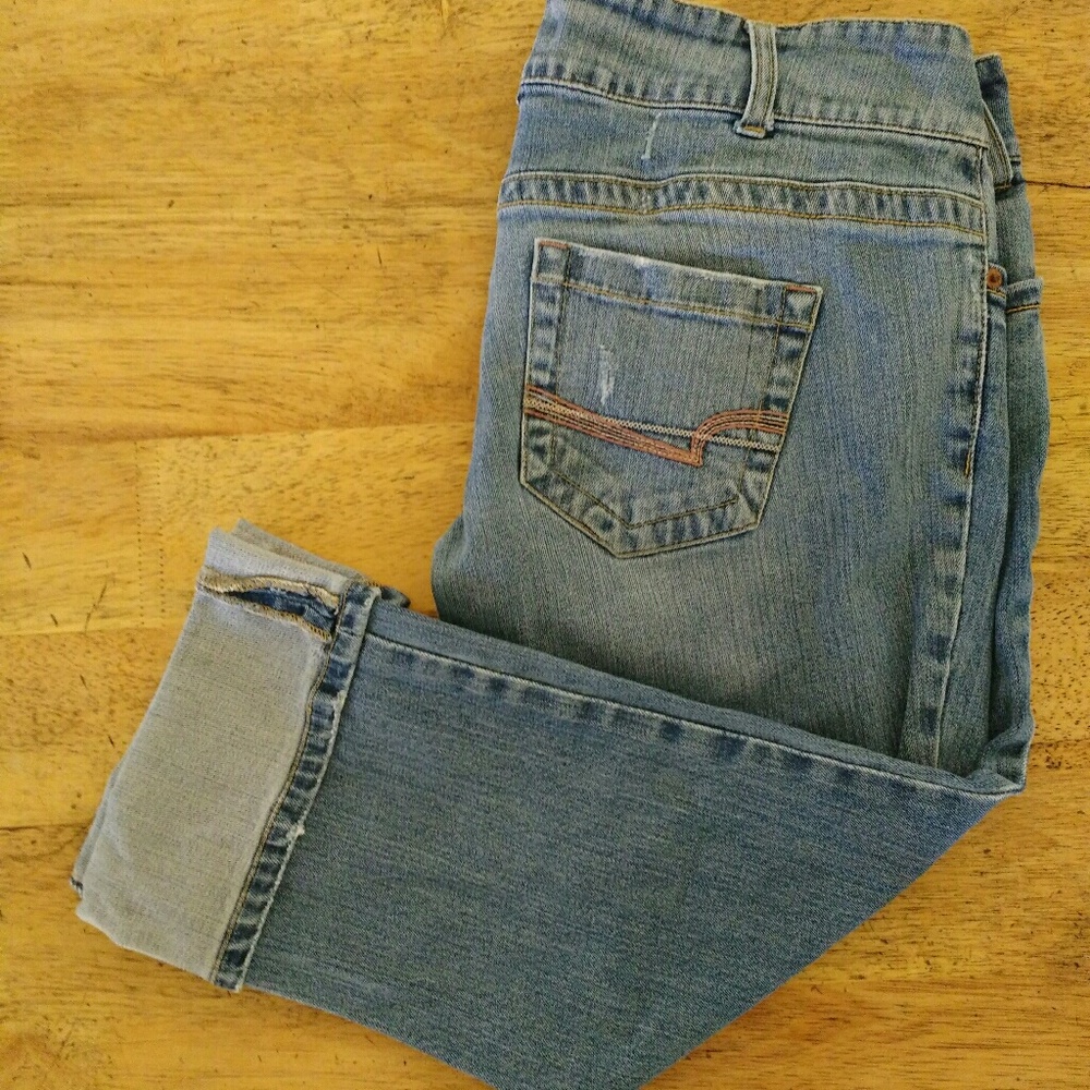 American Eagle capri jeans light denim