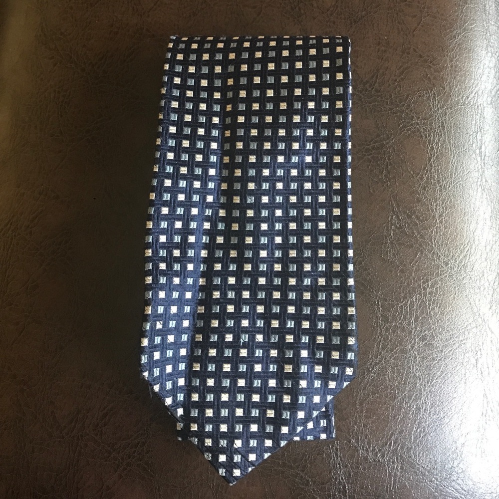 Blue Savile Row silk tie