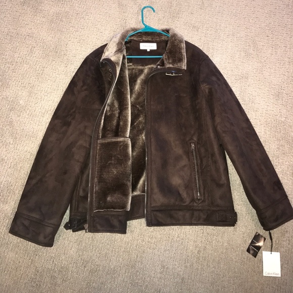 πHPπ Calvin Klein White Label Shearling Jacket - Picture 3 of 8