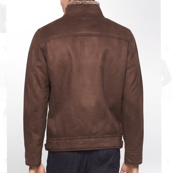 πHPπ Calvin Klein White Label Shearling Jacket - Picture 2 of 8