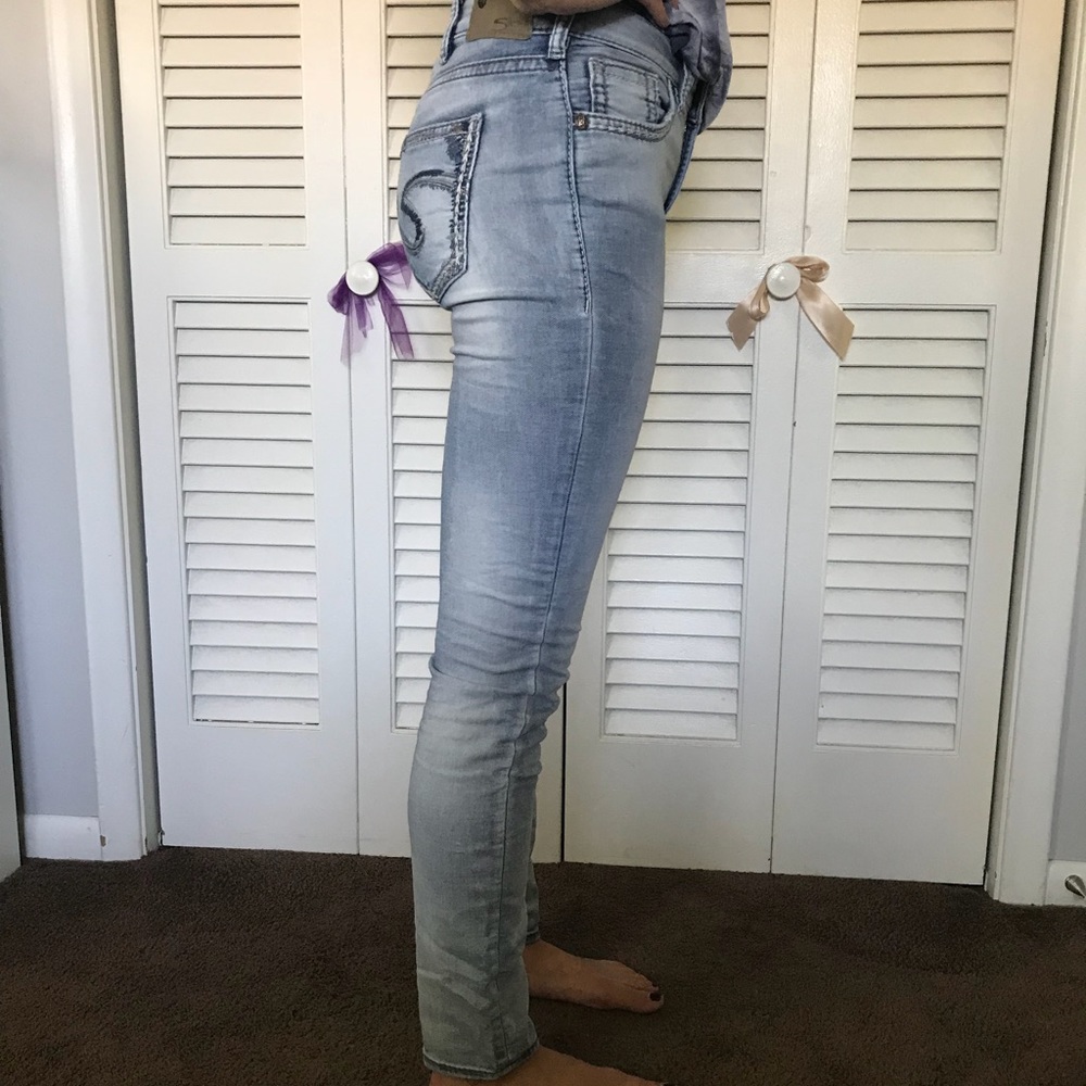 Silver jeans