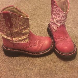 Girl roper cowboy boots
