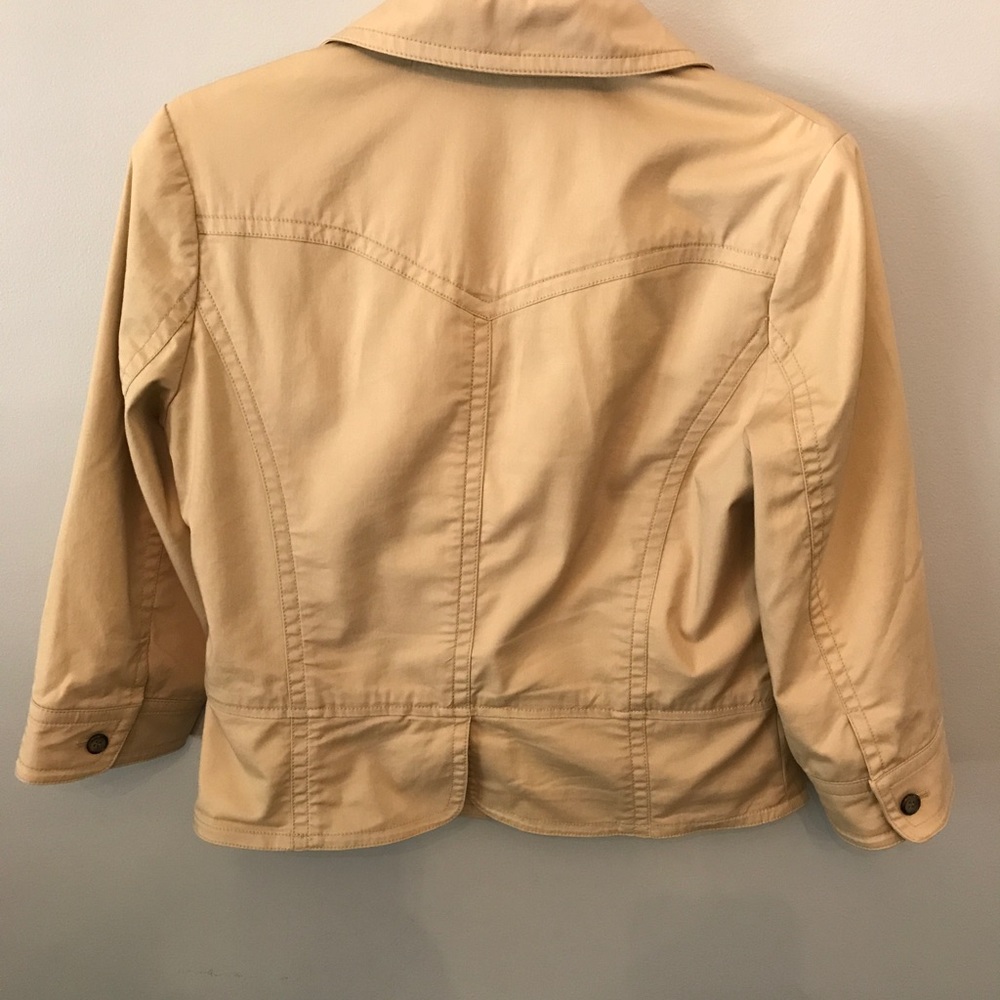 Apostrophe Utility Jacket- Tan color - Picture 4 of 4