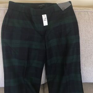 New Talbots Blackwatch Plaid Wool Pants