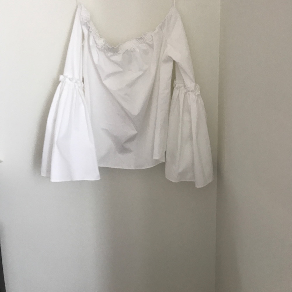 💫Zara White Linen Top💫