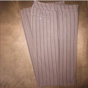 NYandCompany Brown stripe pants