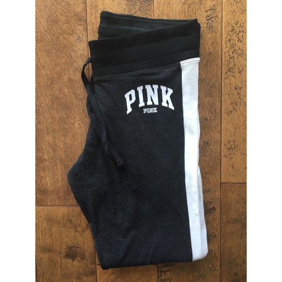 SOLD • Pink Track Leggings - Picture 2 of 2