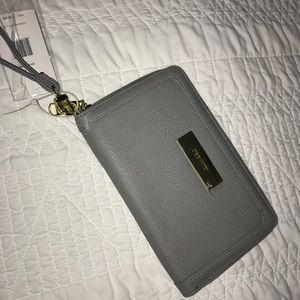 Steve Madden large travel zip around clutch