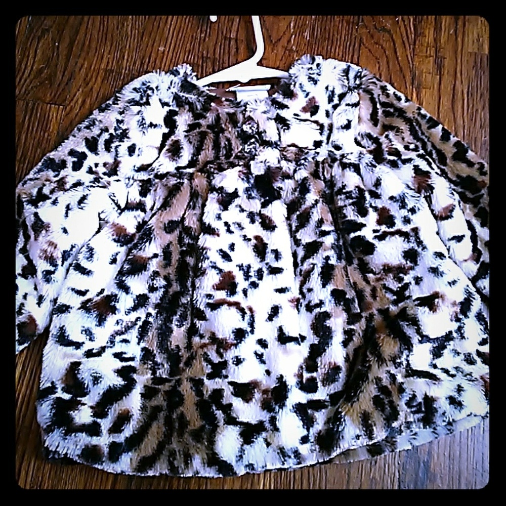 Animal print coat