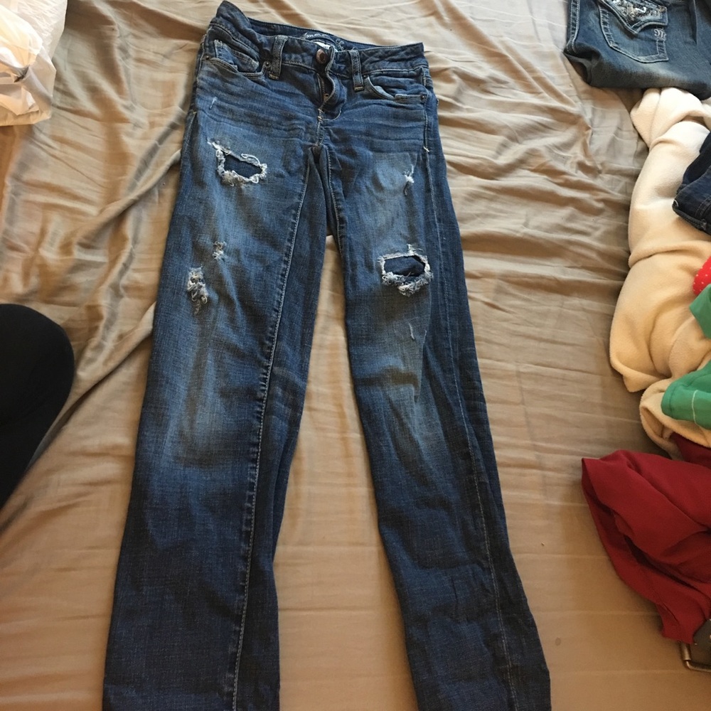 Aeropostale super stretch skinny jeans.