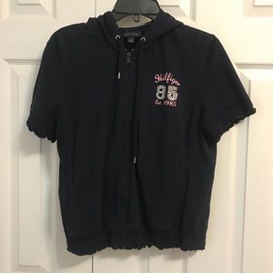 Tommy Hilfiger Short Sleeve Hoodie- Large