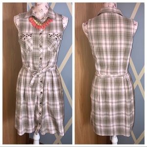 Button up dress