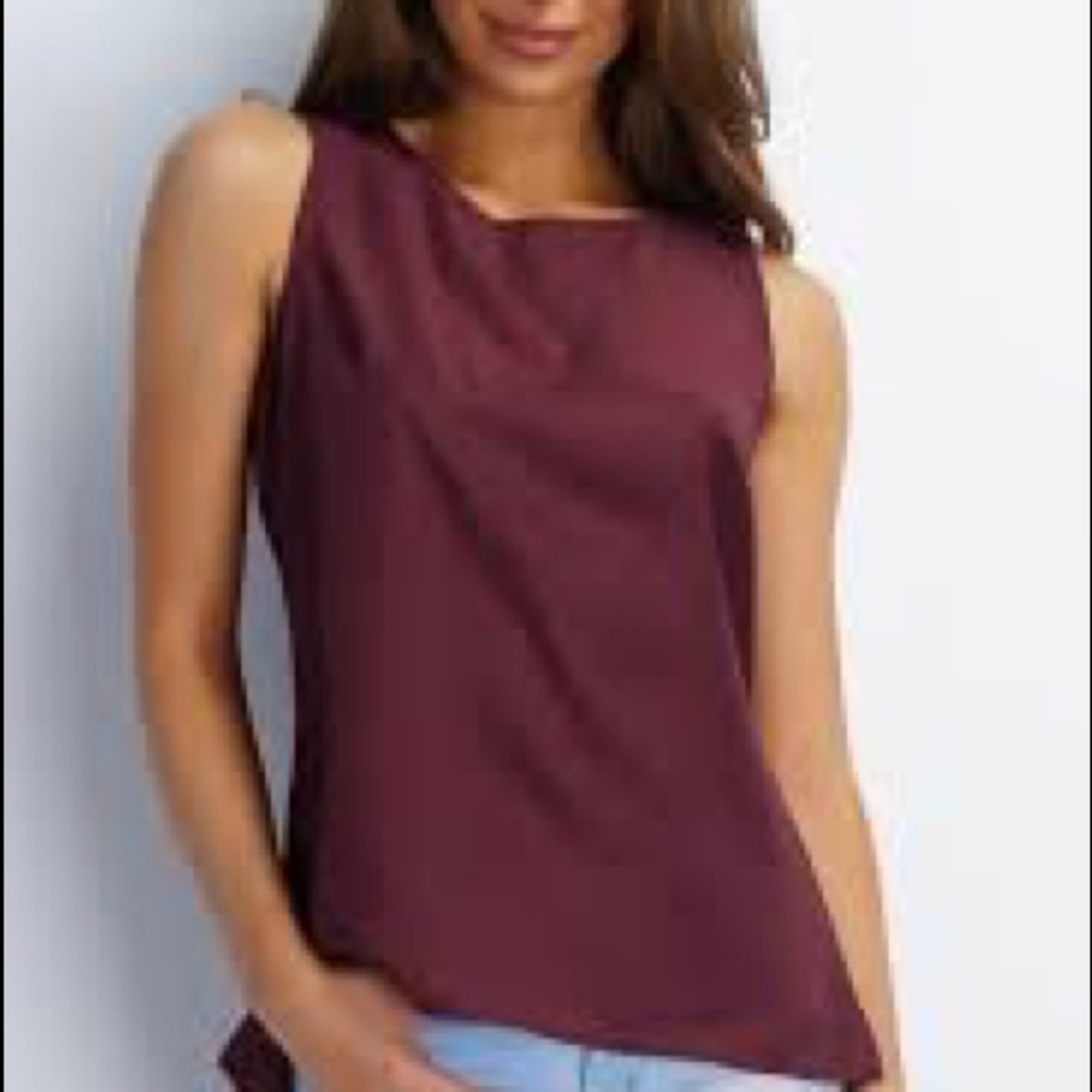 Burgundy high low top