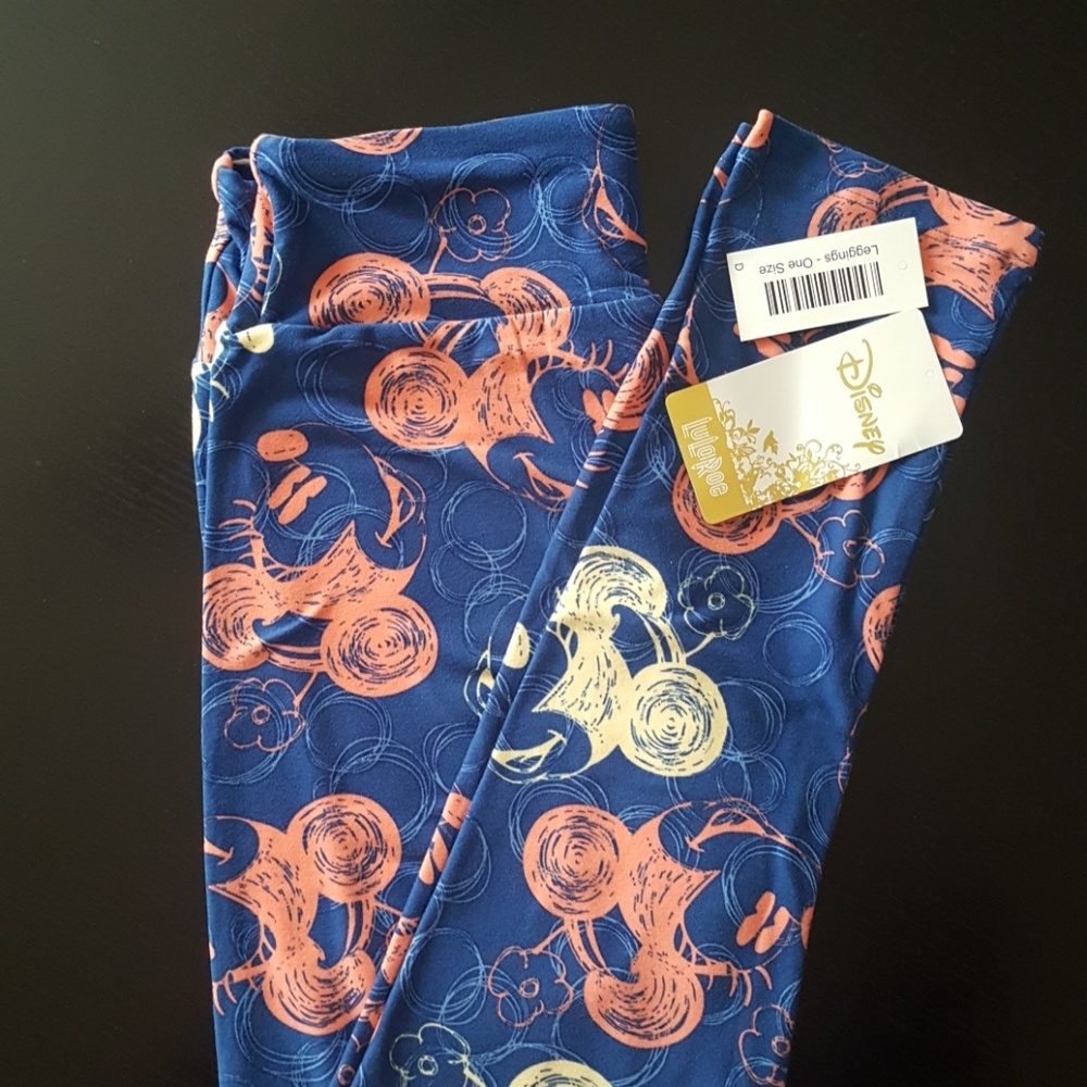 OS Lularoe Disney leggings Minnie**Price drop!!*