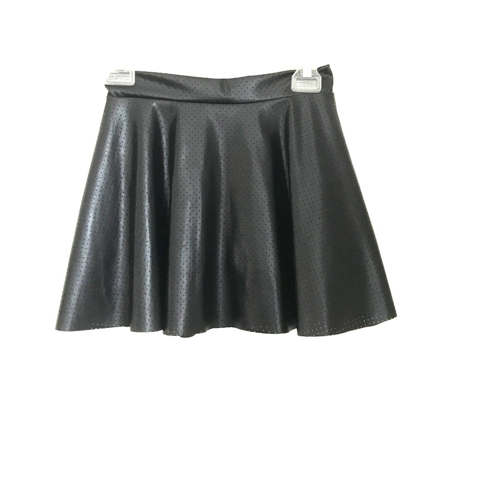 Vegan leather skirt