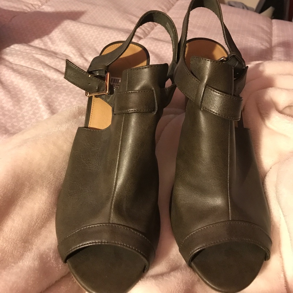 Olive Green Heels