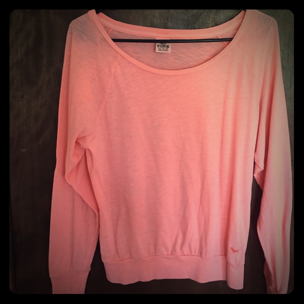 PINK xs Slouchy long sleeve shirt