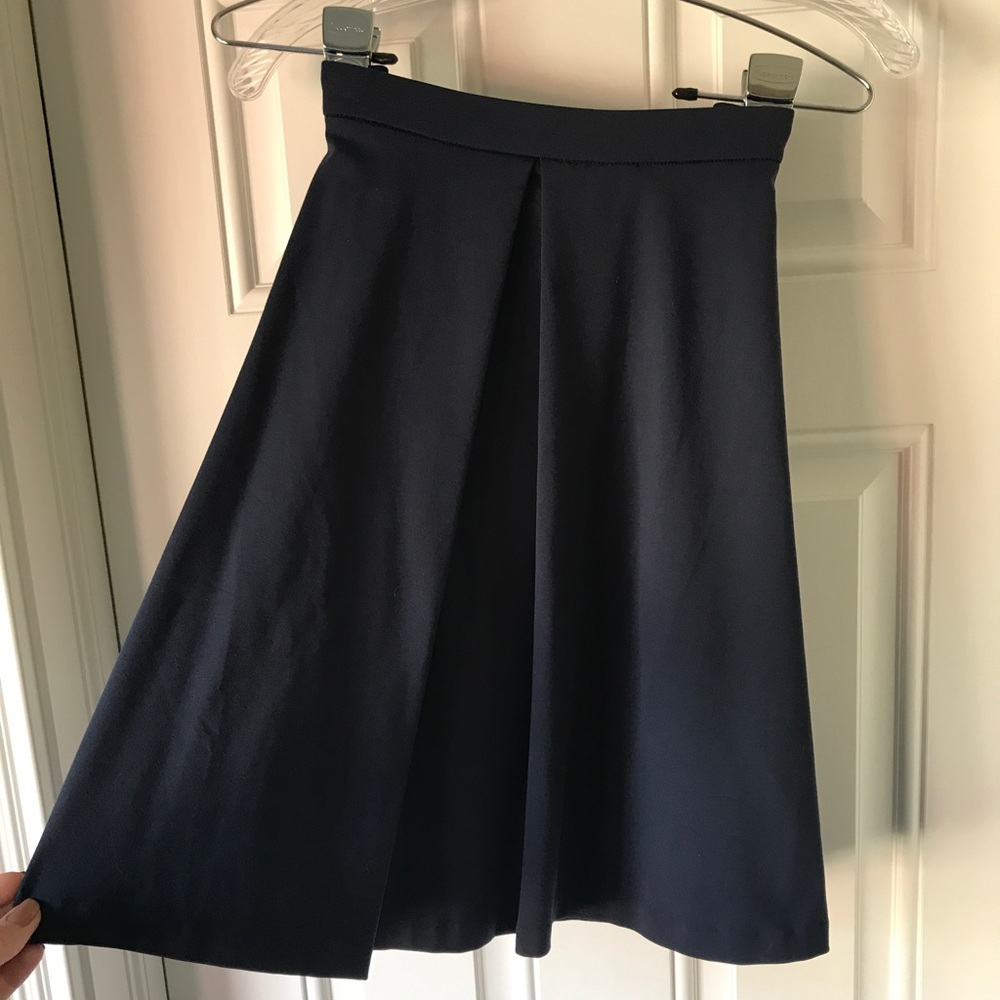 NWOT Navy High-Waisted Skirt