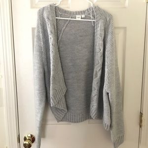 Knitted Grey Cardigan