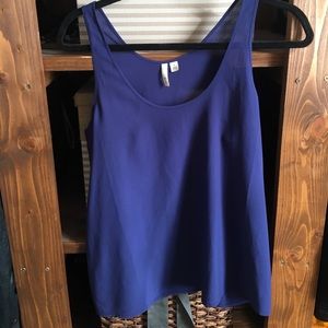 Super cute blue tank top by Frenchi