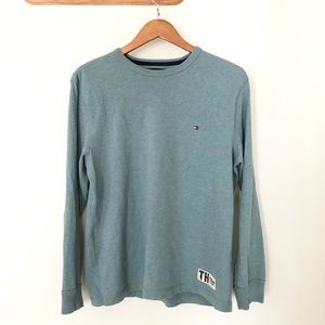 Tommy Hilfiger Green Crew Neck Long Sleeve Tee
