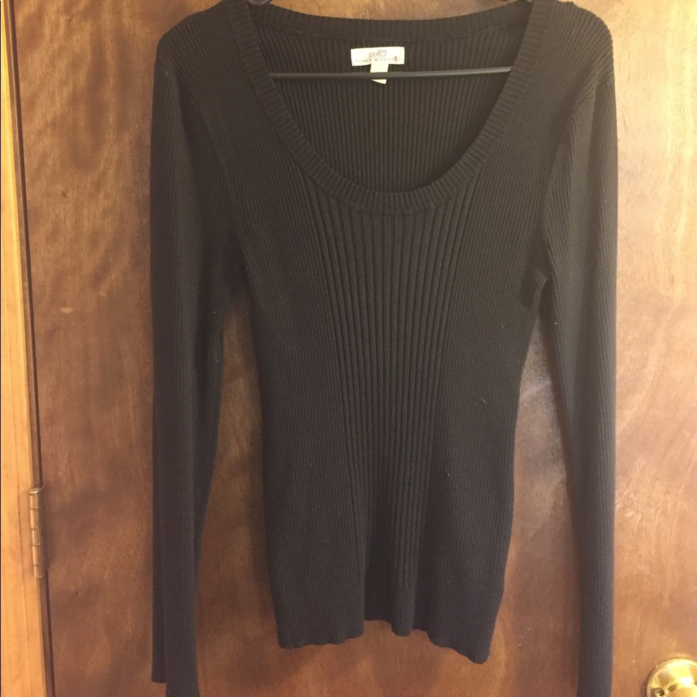 SO large black sweater