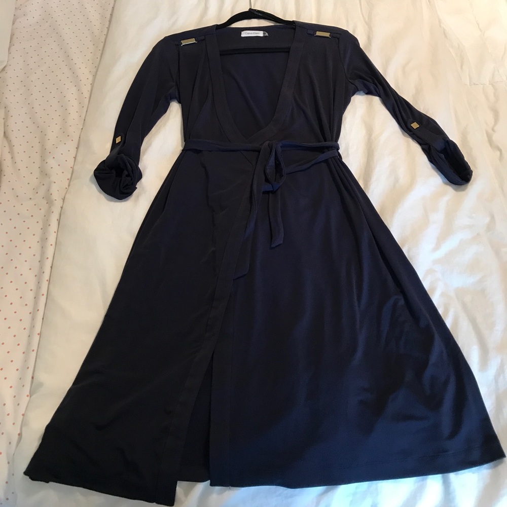 Calvin Klein wrap dress