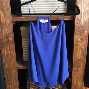 Beautiful Blue Loft razorback tank