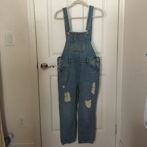 Zara demin jumpsuit/overalls