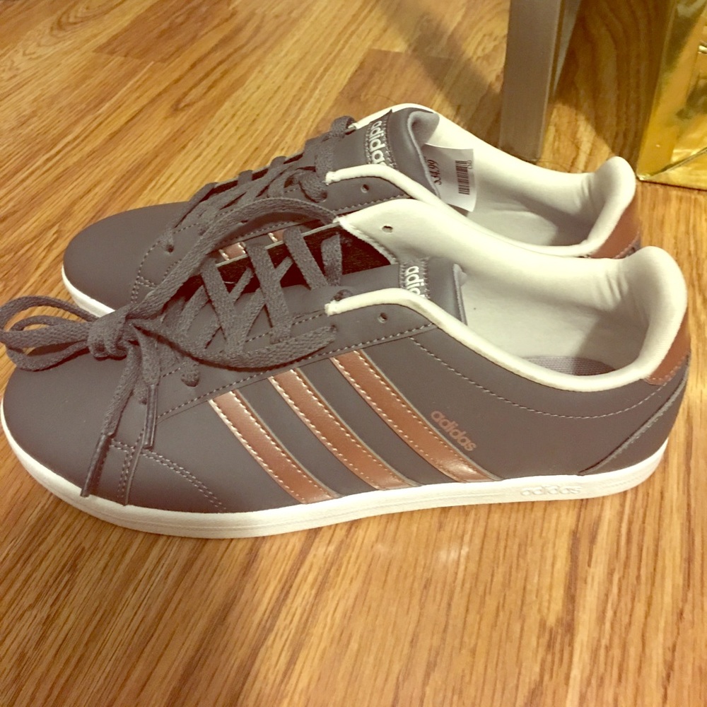 BRAND NEW - Gray/Rose Gold Adidas
