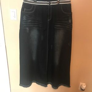 NWT Denim Skirt