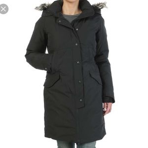 The North Face black parka size M