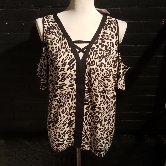 chicos Tops - Chicos Cold Shoulder Tunic NWT