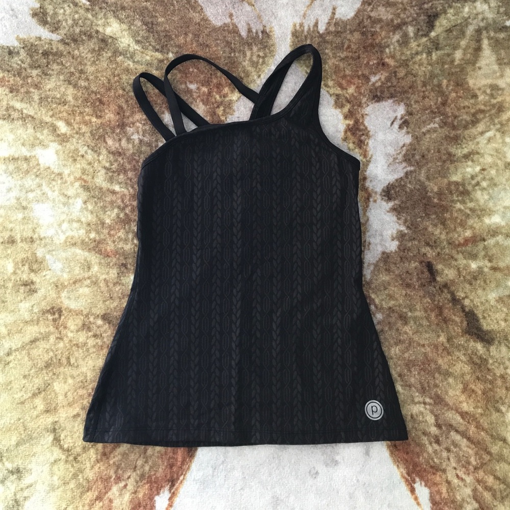 Black tank top