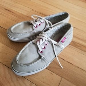 Vans Grey Boat Shoes 6 1/2