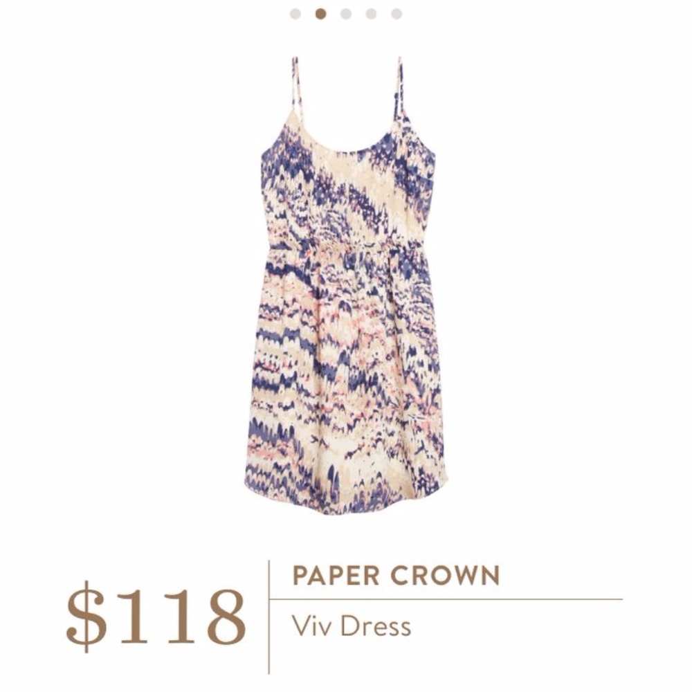 Paper Crown for Stitch Fix Small Viv Dress