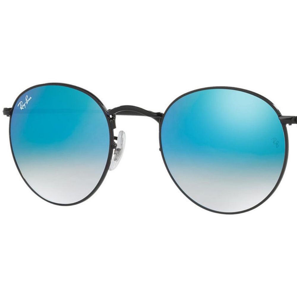 Ray-Ban 'Icons' 50mm Round Sunglasses - Black/Blue