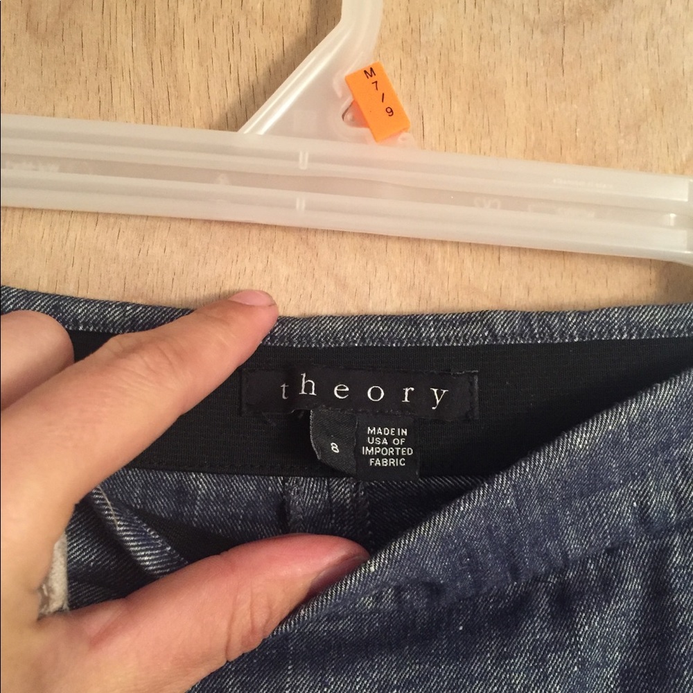 Denim Theory trousers. Light and comfy!