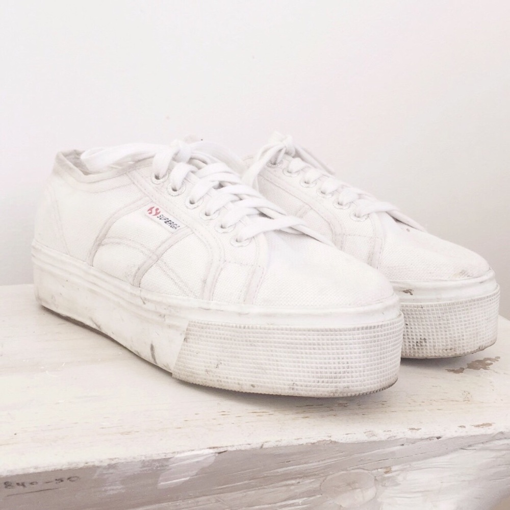 Superga Platform Tennis Shoes