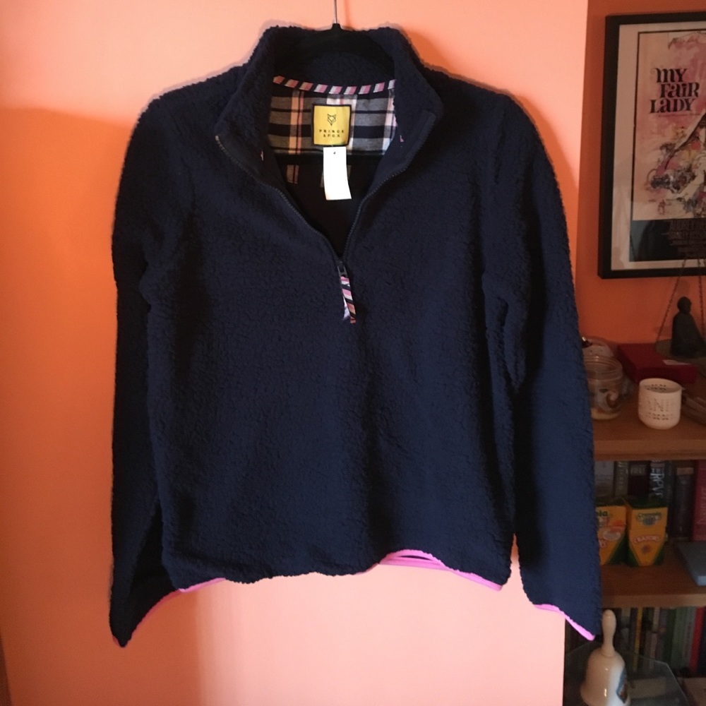 Fluffy Zip-Front Sweater