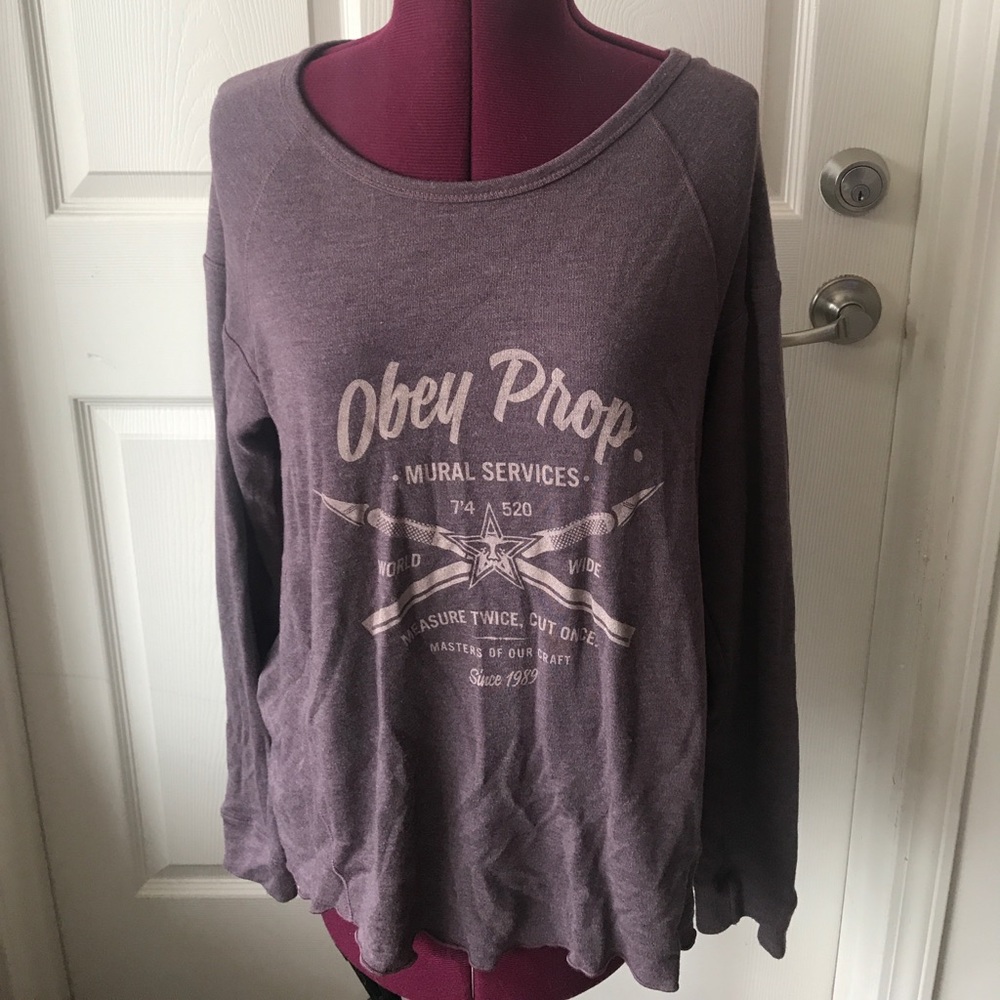 Purple Obey Sweatshirt