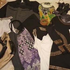 Ladies Clothing Lot 12 -14 tall large Brand Name