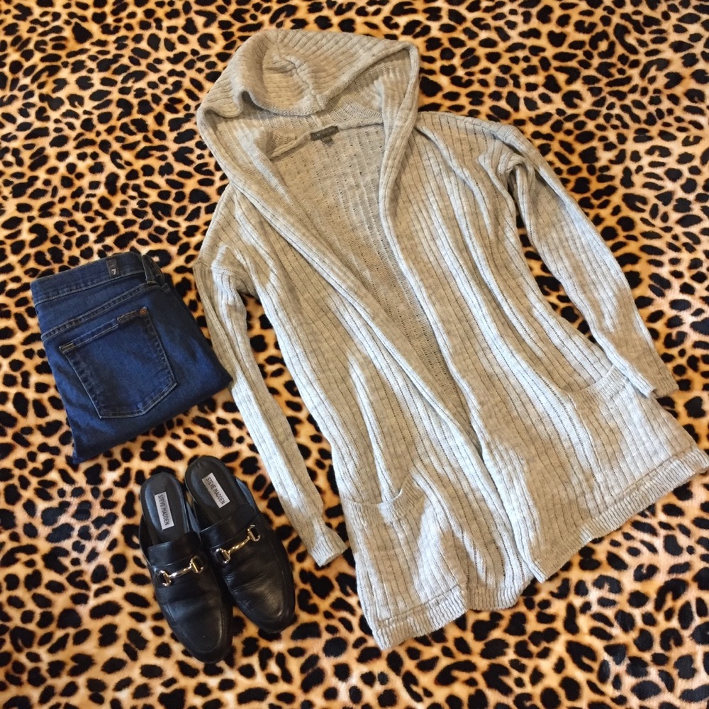 AE HOODED CARDIGAN