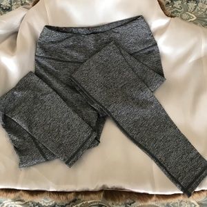 Gray Victoria's Secret workout leggings